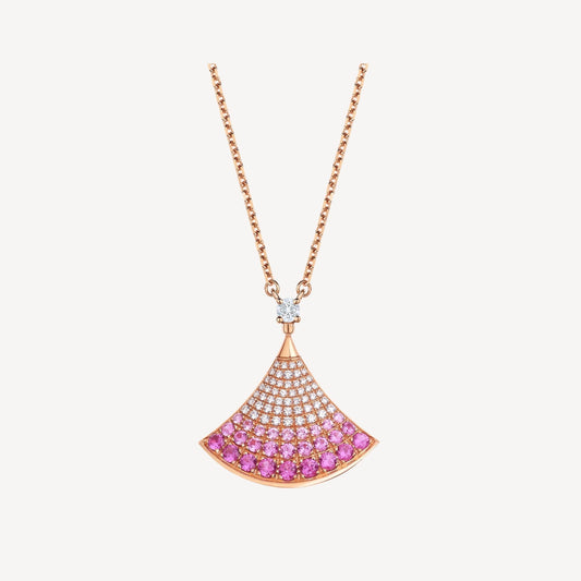 [Kismet Jewels ]DREAM NECKLACE PINK GOLD PINK DIAMOND