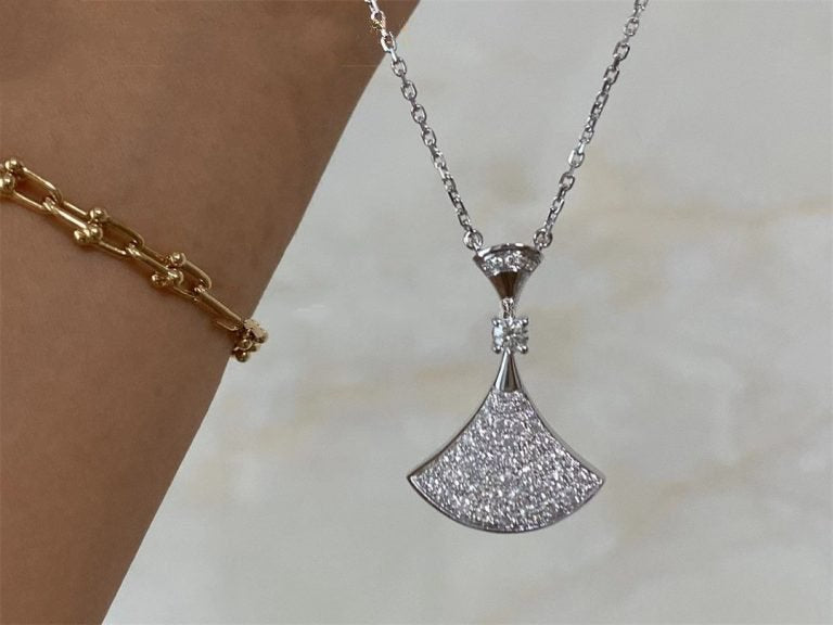 [Kismet Jewels ]DREAM NECKLACE SILVER FULL DIAMOND