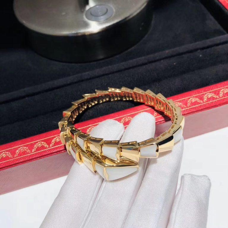 [Kismet Jewels ]SERPENTI BRACELET MOP GOLD