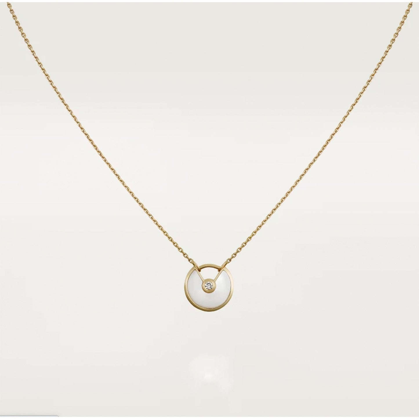 [Kismet Jewels ]AMULETTE ROSE GOLD MOP NECKLACE