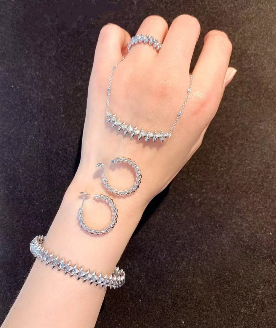 [Kismet Jewels ]CLASH SILVER BRACELET