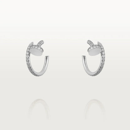 [Kismet Jewels ]JUSTE EARRINGS 12.75MM SILVER DIAMOND