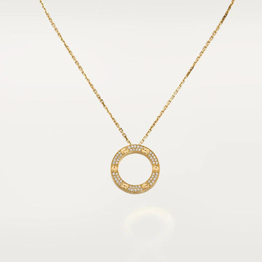 [Kismet Jewels ]LOVE NECKLACE ADJUSTABLE ROSE GOLD