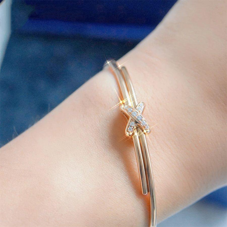 [Kismet Jewels ]JEUX DE BRACELET PINK GOLD DIAMONDS
