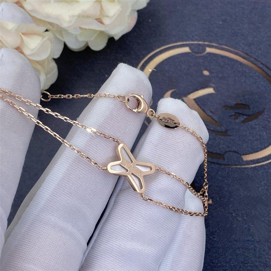 [Kismet Jewels ]JEUX BRACELET WHITE MOP PINK GOLD 1 DIAMOND