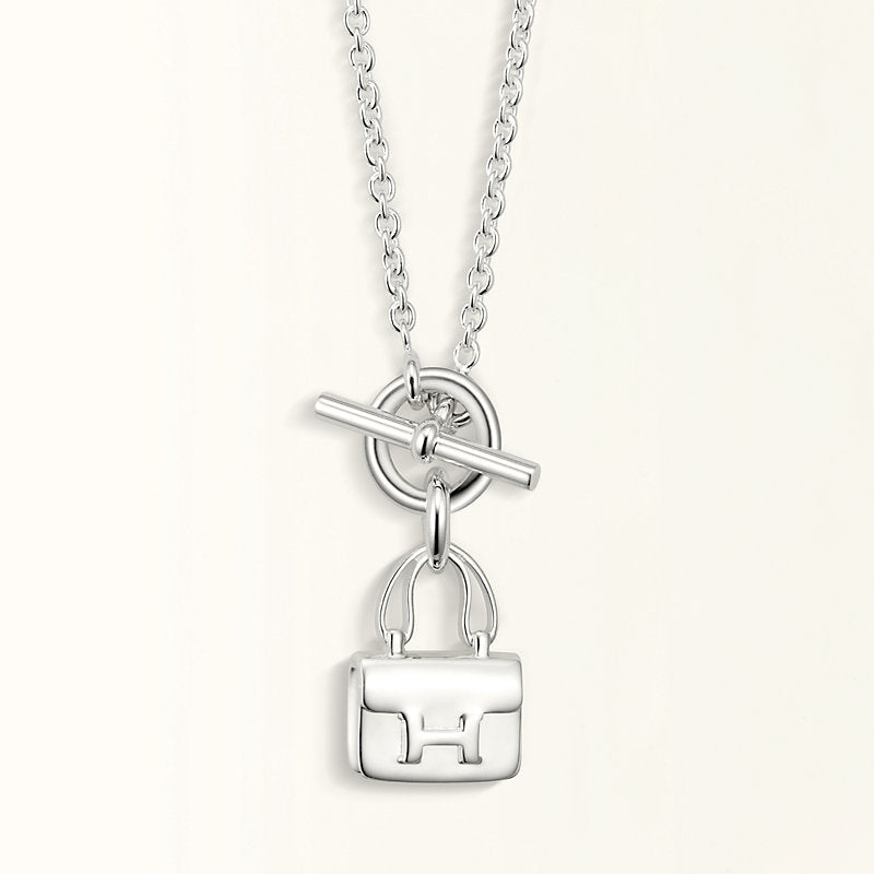 [Kismet Jewels ]POP H PEDANT SILVER NECKLACE