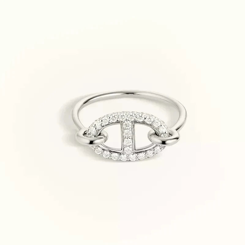 [Kismet Jewels ]RONDE SMALL SILVER DIAMOND RING