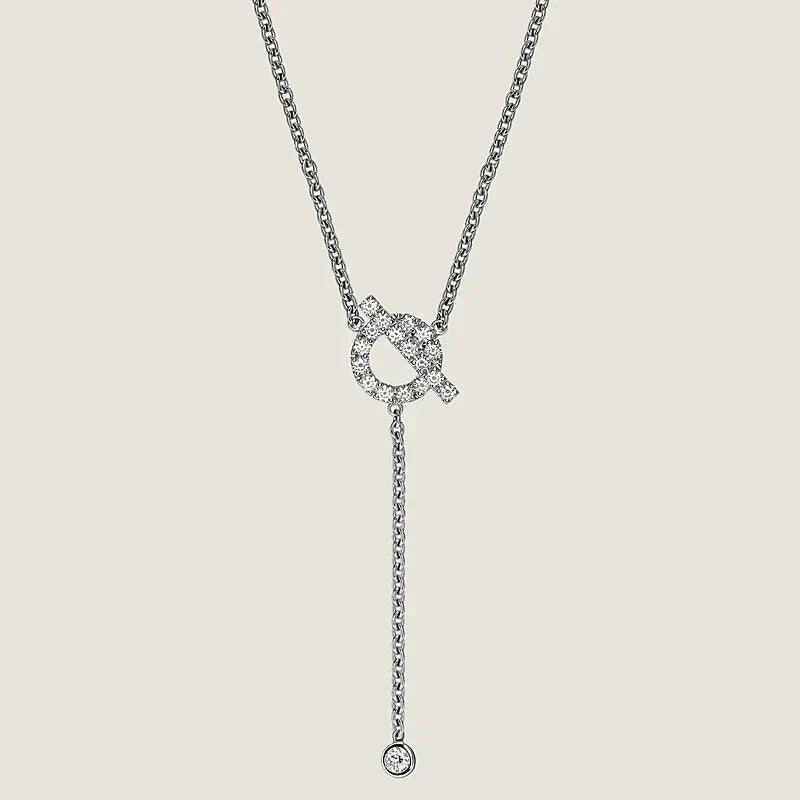 [Kismet Jewels ]FINESSE SILVER DIAMOND NECKLACE