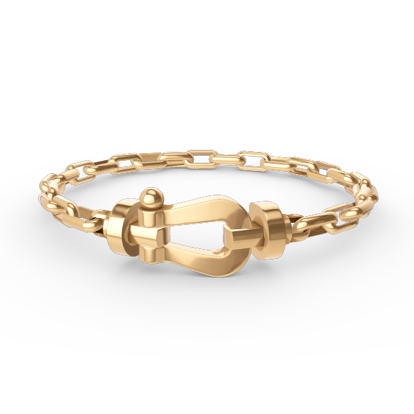 [Kismet Jewels ]FORCE LARGE HORSESHOE CLASP  METAL BRACELET