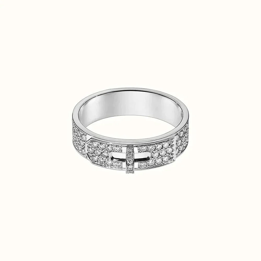 [Kismet Jewels ]KELLY SILVER DIAMOND RING