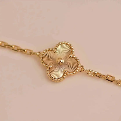 [Kismet Jewels ]CLOVER 5 FLOWERS LASER BRACELET