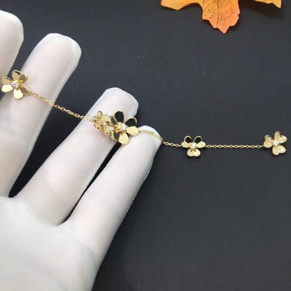 [Kismet Jewels ]FRIVOLE GOLD 5 FLOWERS BRACELET