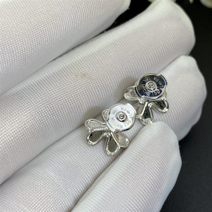 [Kismet Jewels ]FRIVOLE MINI SILVER FLOWER EARRINGS