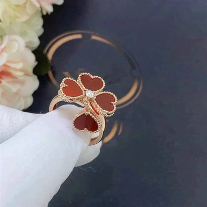 [Kismet Jewels ]SWEET CLOVER CARNELIAN RING