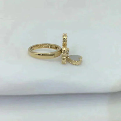 [Kismet Jewels ]SWEET CLOVER WHITE MOP RING